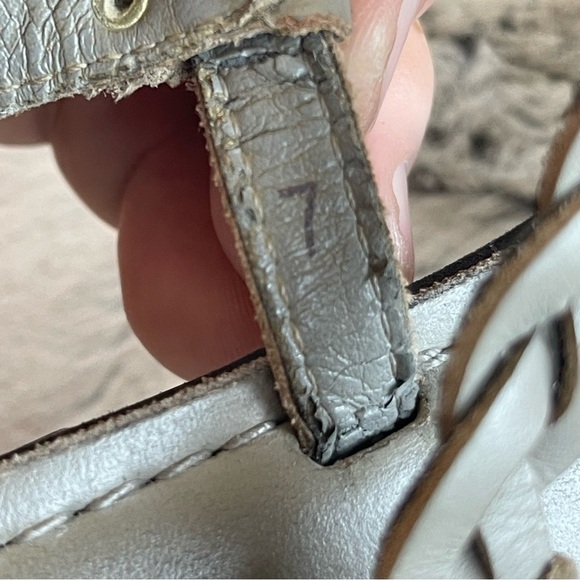 Rock & Candy Braided Strap Gray Sandals Women Size 7 - Picture 11 of 12